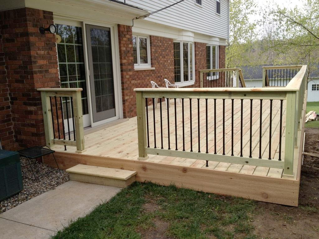 pressure treated deck